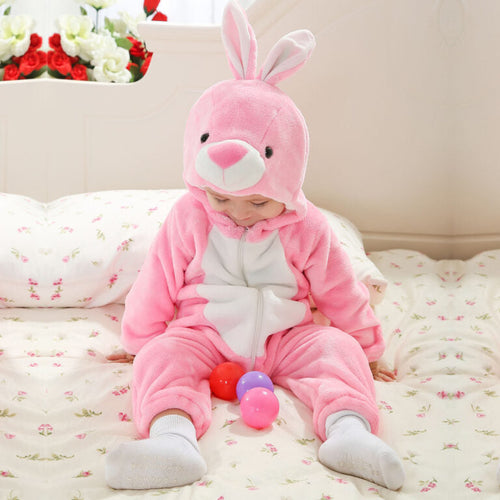 Bunny Plush Baby Jumpsuit