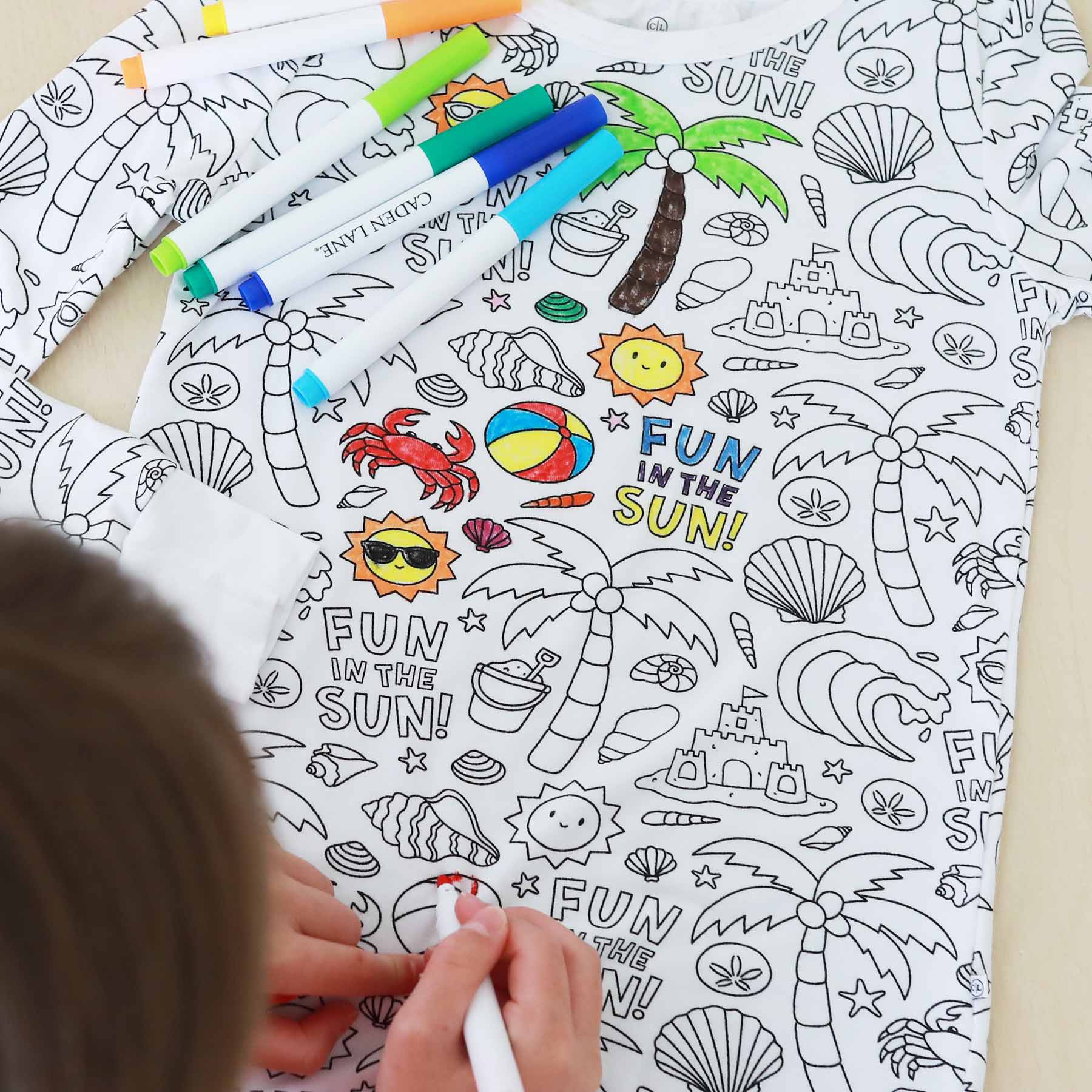 Colorable Pajamas for Kids