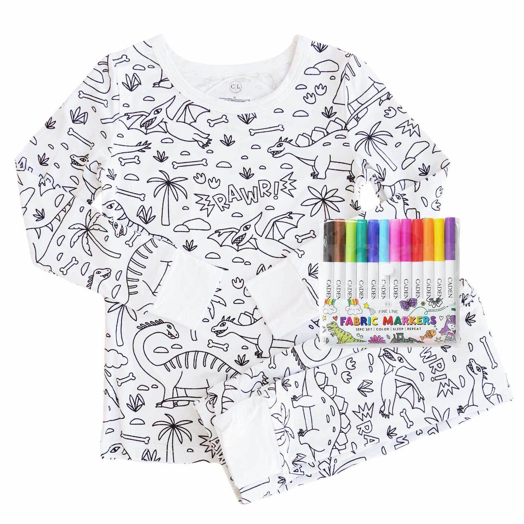 Colorable Pajamas for Kids